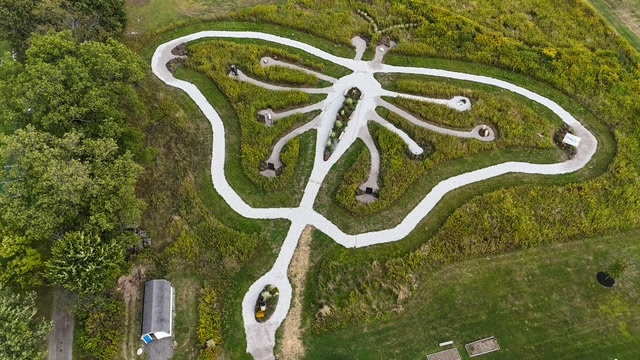 Overview of the 12 Step Garden in progress